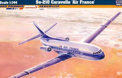 Se-210 Caravelle Air France Austrian Airline Aeroflot 1:144 Model Kit Mc