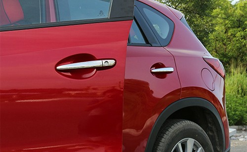 304 S.Steel door handle cover trim Chrome For Mazda 2 3 6 2014 without smart Key