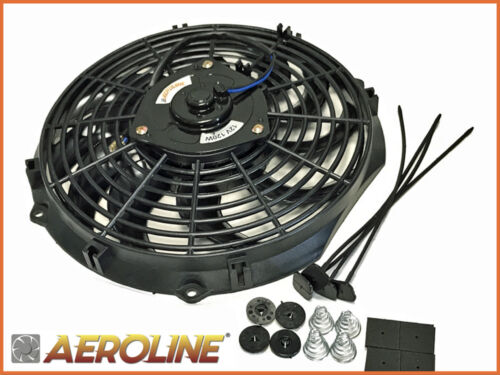Details about  / 14/" Aeroline Electric Radiator 12v Cooling Fan Curved Blade For CLASSIC CARS
