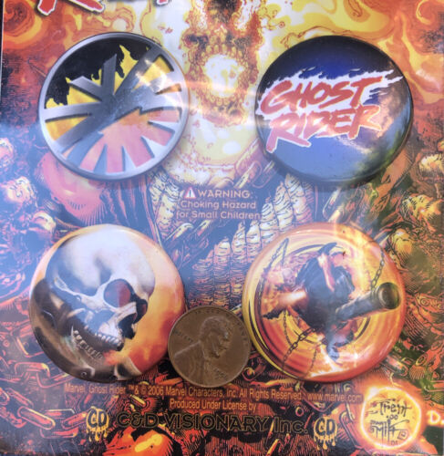 Factory Sealed and Brand New Ghost Rider Collector/'s Pin Set