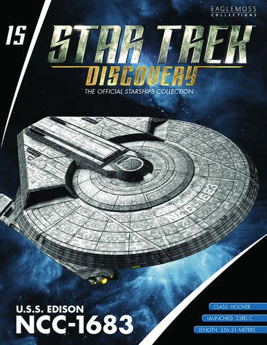 Eaglemoss STAR TREK Discovery ASTRONAVE Collection #15 /"USS Edison NCC-1683/"