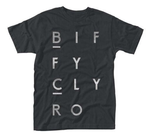 Officiel biffy clyro-blocs logo-men 's t-shirt noir 