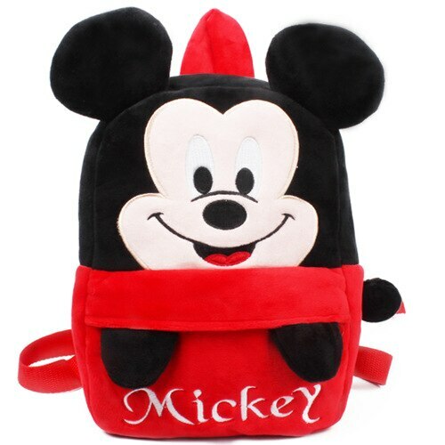 Mickey and Minnie Kid plush Backpack Children mini Bag Girl Boy baby cute Disney