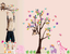 huge animals Nursery Decor Tree Art Decal Removable wall Stickers kids room