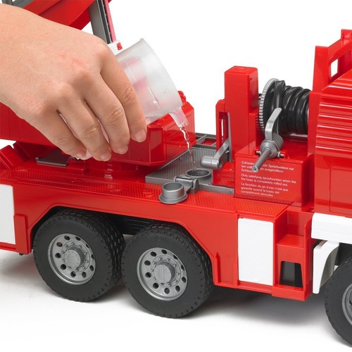 Large Fire Engine 1:16 Extending Ladder Vehicle Truck Realistic Sounds Kids Toy