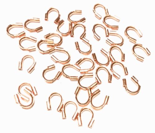 52 Wire Guardian thread Protector Copper Plated Jewelry Findings 