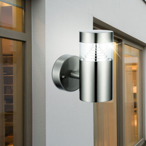 Design SMD DEL en acier inoxydable Signalisation Extérieure ip44 Porche Maison Mur éclairages 