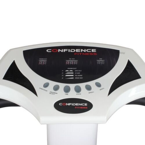 Confidence Fitness Whole Body Vibration Plate Trainer Machine White