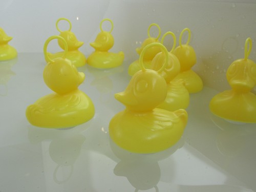 Ente Plastikente Öse GELB Entenangeln Angelente Angelspiel Kirmes Jahrmarkt