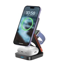 3in1 Faltbare Magnetisch Kabelloses Ladegerät Ladestation für Apple Watch iPhone