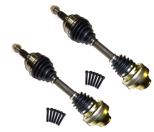 2 New CV Axles Front Pair Fit Q7 Cayenne With Warranty VW-2520 Touareg