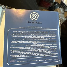 Virtua Fighter 3tb (Sega Dreamcast, 1999) No Game