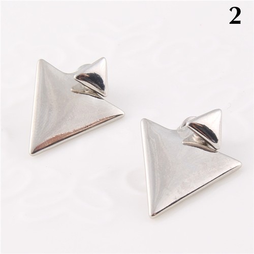 Ohrclips Ohrschmuck triangle Ohrstecker Blogger Ohrringe Neu Gold Silber·Dr F0N1