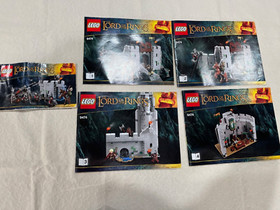LEGO Helms Deep Lord of The Rings 9474 + Uruk-hai Army 9471, with box, No Figs