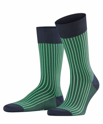 Falke Oxford Stripe calze da uomo #13396 A Righe Calze da uomo