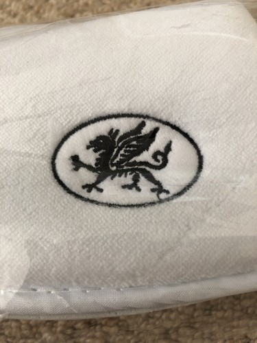 sealed. brand new The celtic manor hotel pair of slippers Welsh Dragon