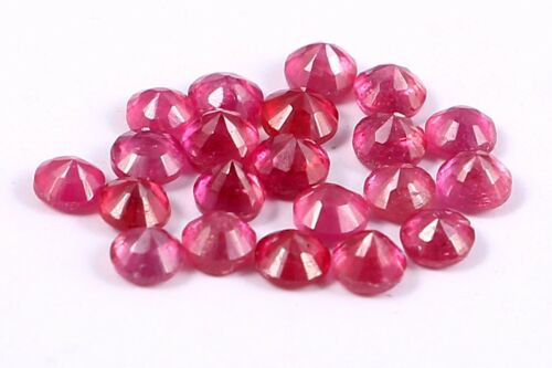 Details about   4 MM Round Ruby Calibrated Loose Cut Stone Ruby Faceted Loose Gemstone Cut 50 Pc 