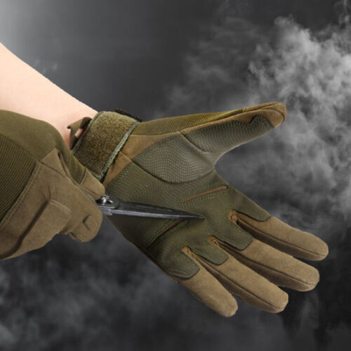 Men Tactical Combat Hunting Anti-skid Ripstop Military Full Finger Riding Gloves