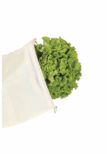 en coton bio 3 Sacs réutilisables XL pour légumes volumineux Ecodis
