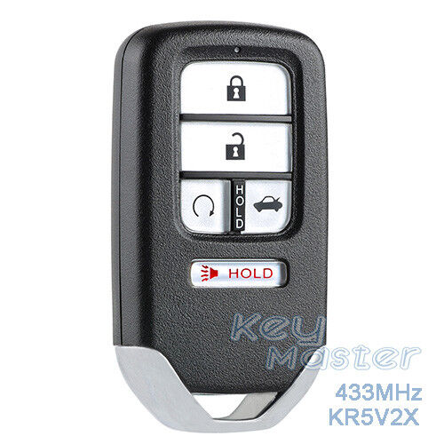 for Honda Civic 2016 2017 2018 Replacement 433MHz Smart Remote Key Fob KR5V2X