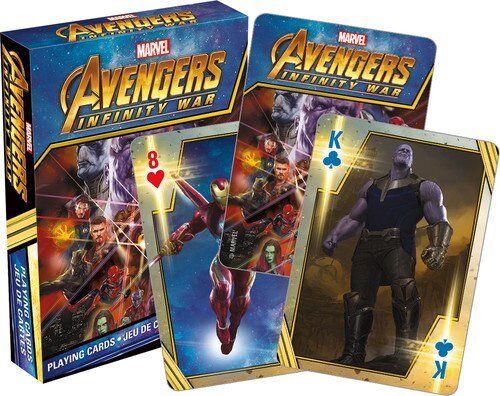 PLAYING CARD DECK MARVEL MOVIE 52557 AVENGERS INFINITY WAR 52 CARDS NEW