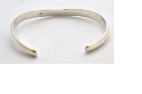 25g 925 Sterling Silver Cuff Bangle Bracelet