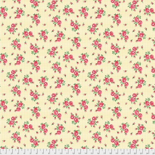 Verna Mosquera Kiss Goodbye PWVM194 CrissCross Corsage Daylight Fabric By Yd