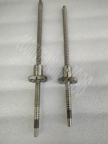 2sets Antibaclashed RM1204--400 mm End Machine Ball Screw /& 2 RM1204 Single Nut