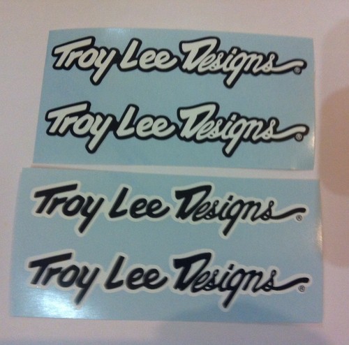 Troy Lee Designs Helmet Peak 100mm Stickers YZF CRF RMF KXF Quad MTB Moto