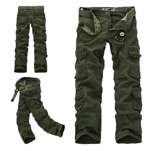 UK ARMY CARGO CAMO COMBAT MILITARY MENS TROUSERS CAMOUFLAGE PANTS/_CASUAL New