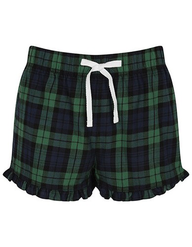 Karierte Damen Short kurze Sommer Hose Hosen
