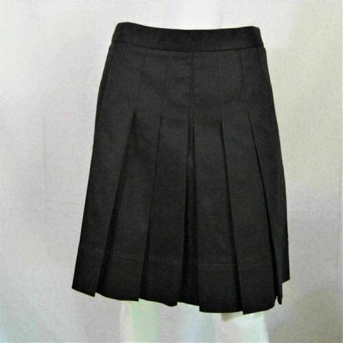 Details about   NWT Ann Taylor LOFT Black Pleated lined stretch women's Skirt 