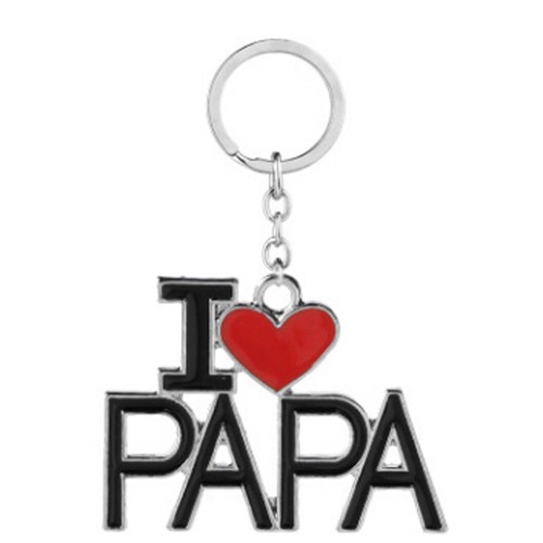 I LOVE PAPA MOM Key Chain Car Key Ring For Father Mother/'s Day Gift CB