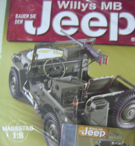 Bauen Sie den Jeep Willys MB U.S Army 1:8 Heft Ausgabe 5-83