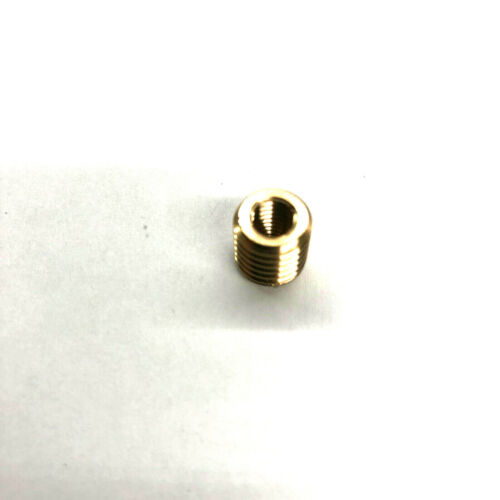 1 reduction thread adaptor adapter Brass M10 x 1 AG on M8 IG L:10 MM 0369