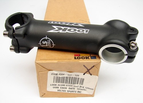 New Bicycle LOOK Alloy Handlebar Stem 120mm 1 1//8/" Matte Black 25.8