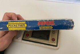 NINTENDO POCKETSIZE Popeye Game and Watch 1981 CAJA DE COLECCION