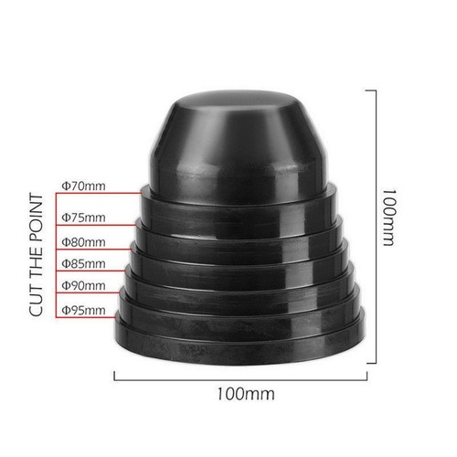 Universal Rubber LED Kit H7 Head Light Low Beam Two Dust Cover Seal Cap Retrofit