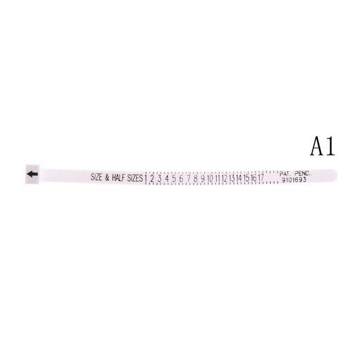 Us//Uk Ring Sizer Scale Gauge Finger Stick Mandrel Measurement Jewelry Tools LC