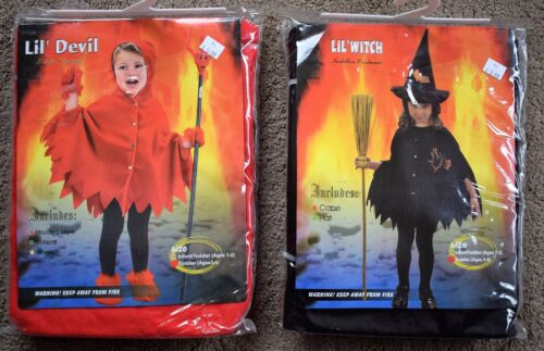 show original title Details about  / Halloween Children Baby Little Devil or Witch Dress Age 3 to 4 years