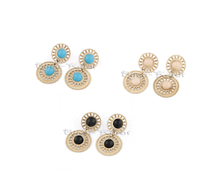 Runde Vintage Ohrringe Ohrstecker Ohrhänger Bollywood Schmuck Bauchtanz