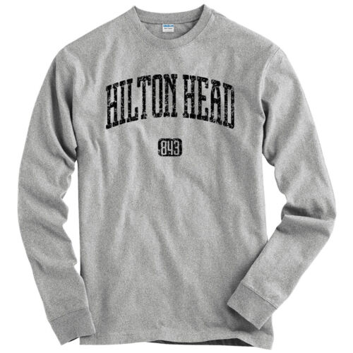 Youth Hilton Head 843 Long Sleeve T-shirt LS Men Lowcountry South Carolina
