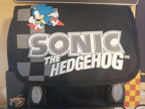 Sega Sonic the Hedgehog Schultertasche mit verstellbarem Tragegurt für Kinder
