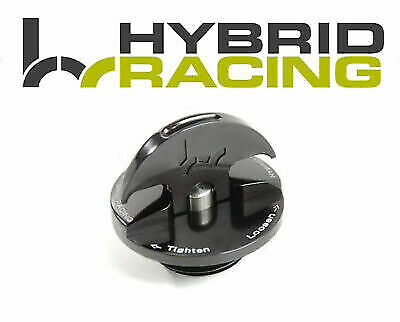 Hybrid Racing HYB-OCA-01-04 Slim Oil Cap Dust Black For Honda Acura