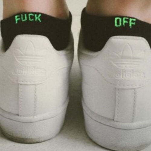 New Mens Womens Fuck-off Design Print Funny Unisex Knit Winter Warm Sport Socks
