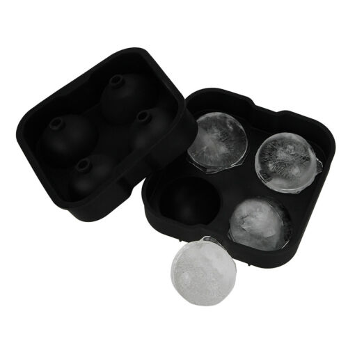 3x Whiskey 40 Ice Cube Balls Maker Mold Sphere Mould Party Tray Brick Round Bar 