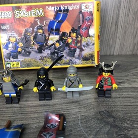 LEGO Ninja Knights 4805 Set 5 Minifigure Shogun Samurai Battle Pack Lot Box