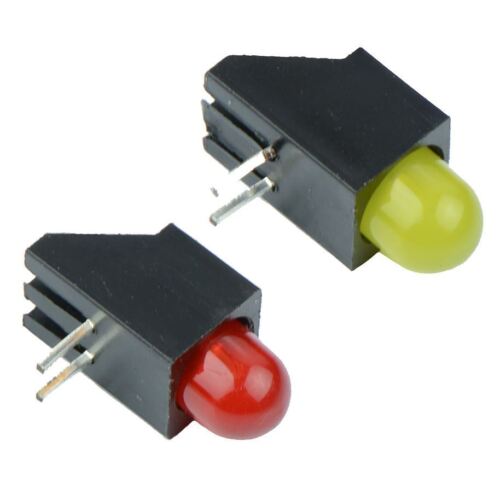Red or Yellow 5mm PCB Right Angle Horizontal LEDs