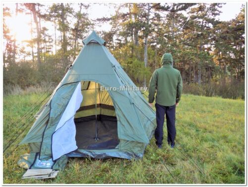 MILITAIRE & Outdoor quatre Homme pyramide tipi tente camping chasse étanche abri
