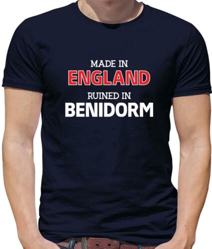 Alcohol Holiday Ruined In Benidorm Mens T-Shirt Best Man Stag Do Lads 